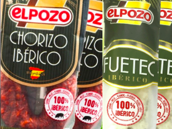 iberischer Chorizo und iberischer Fuetec