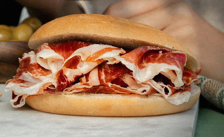 bocadillo jamon serrano ElPozo