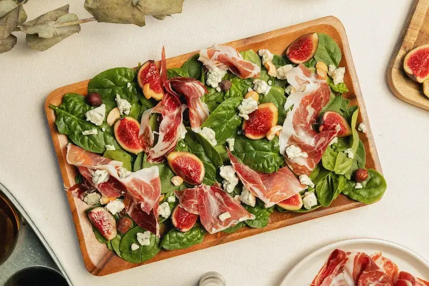 Recette spéciale de salade au jambon serrano ElPozo